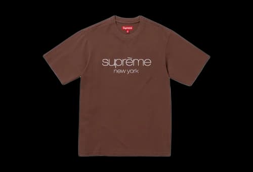 Supreme Classic Logo S/S Top Brown (FW23)
