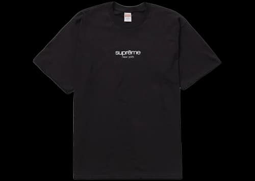 Supreme Classic Logo Tee Black