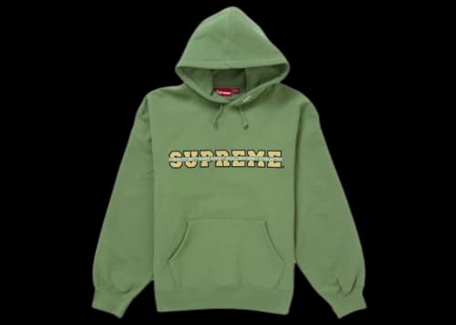 Supreme Collegiate Acronym Hooded Sweatshirt Green