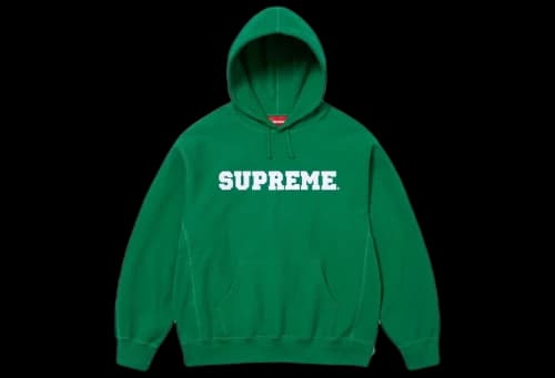 Supreme Collegiate Hooded Sweatshirt Dark Green (SS24)