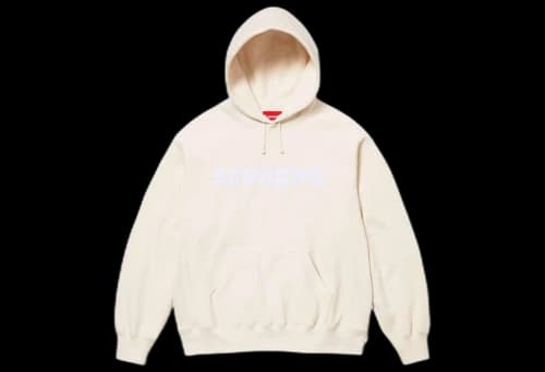 Supreme Collegiate Hooded Sweatshirt Natural (SS24)