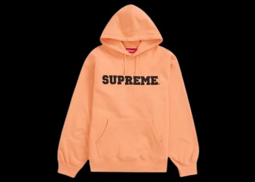 Supreme Collegiate Hooded Sweatshirt Peach