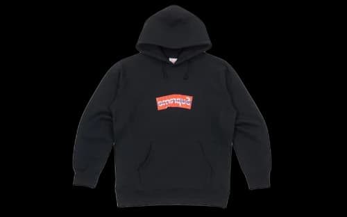 Supreme Comme Des Garcons SHIRT Box Logo Hooded Sweatshirt Black