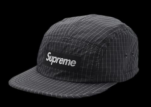 Supreme Contrast Ripstop Camp Cap Black