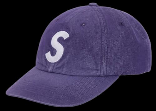 Supreme Cordura Denim S Logo 6-Panel Purple