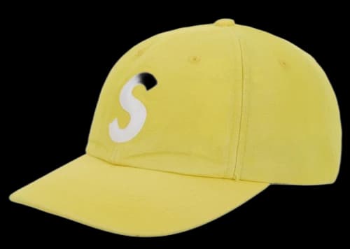 Supreme Cordura Denim S Logo 6-Panel Yellow