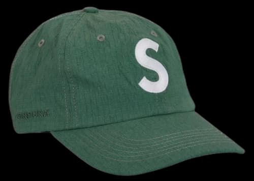 Supreme Cordura Ripstop S Logo 6-Panel Green