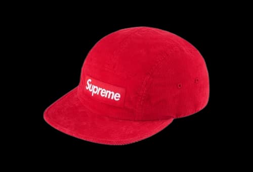 Supreme Corduroy Camp Cap Red (FW23)