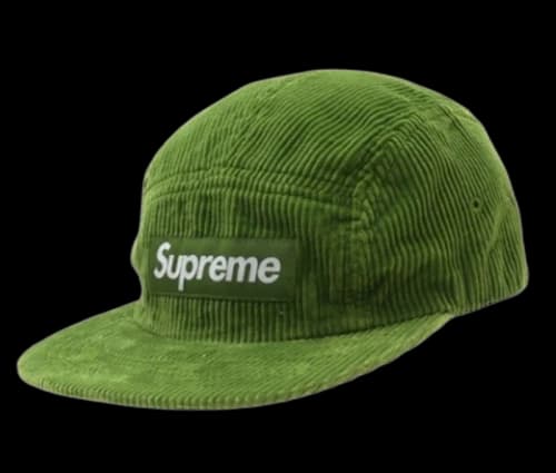 Supreme Corduroy Camp Cap (SS18) Green