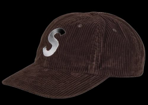 Supreme Corduroy S Logo 6 Panel (FW24) Dark Brown