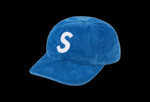 Supreme Corduroy S Logo 6-Panel Royal (FW23)