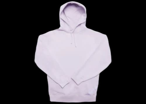 Supreme Corner Label Hooded Sweatshirt Light Purple