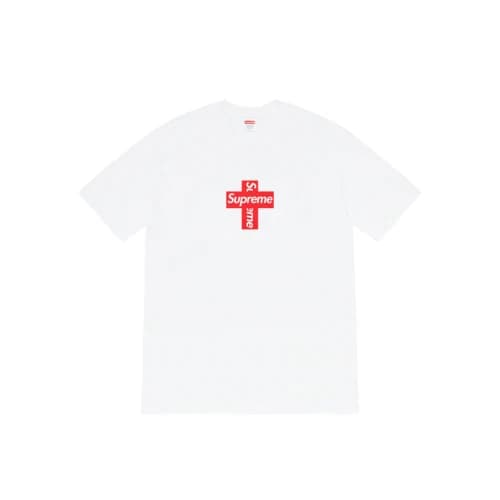 Supreme Cross Box Logo Tee White (FW20)