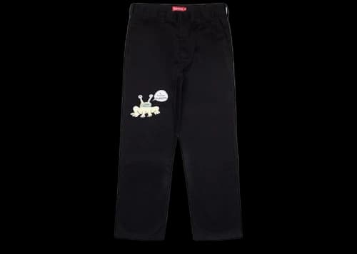 Supreme Daniel Johnston Embroidered Work Pant Black