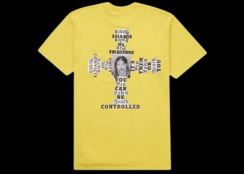 Supreme Dash Snow Tee (FW25) Yellow