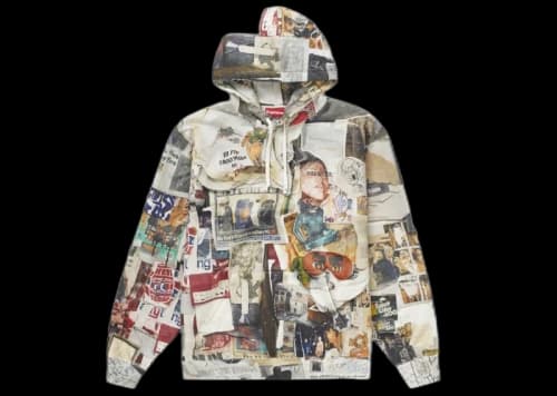 Supreme Dash's Wall Hooded Sweatshirt Dashs Wall