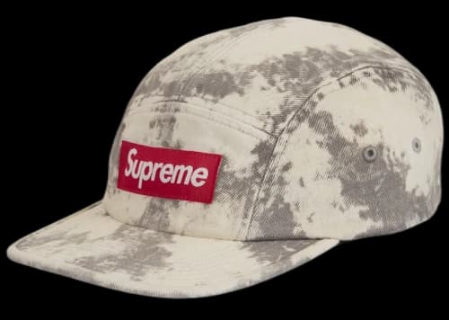 Supreme Denim Camp Cap (SS25) Bleached
