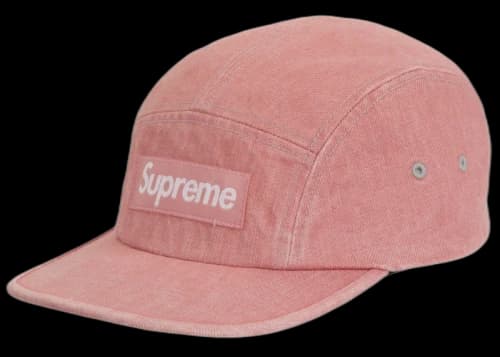 Supreme Denim Camp Cap (SS25) Peach
