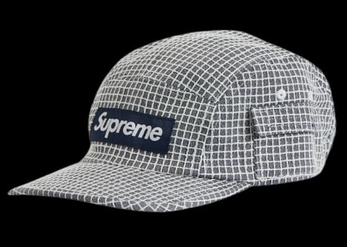Supreme Denim Ripstop Camp Cap Dark Blue