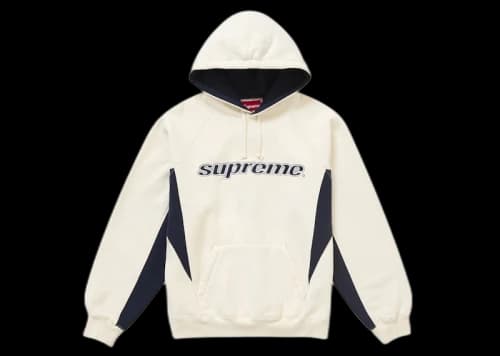 Supreme Division Hooded Sweatshirt Natural