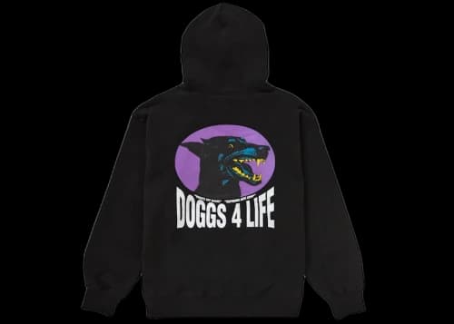Supreme Doggs Hooded Sweatshirt Black