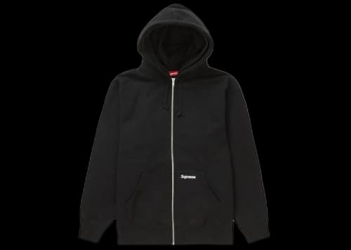 Supreme Double Hood Facemask Zip Up Hooded Sweatshirt Black