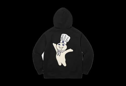Supreme Doughboy Zip Up Hooded Sweatshirt Black (FW22)