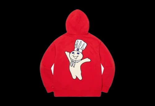 Supreme Doughboy Zip Up Hooded Sweatshirt Red (FW22)