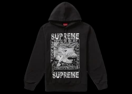 Supreme Doves Hooded Sweatshirt Black