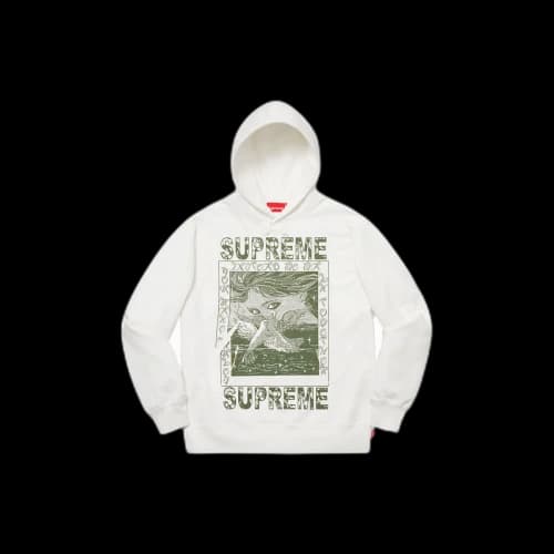 Supreme Doves Hooded Sweatshirt White (FW19)