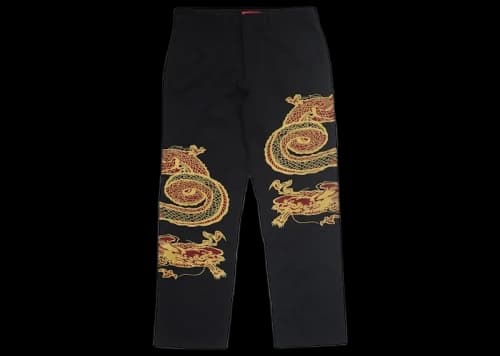 Supreme Dragon Work Pant Black