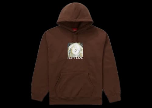 Supreme Ecstasy Hooded Sweatshirt Dark Brown