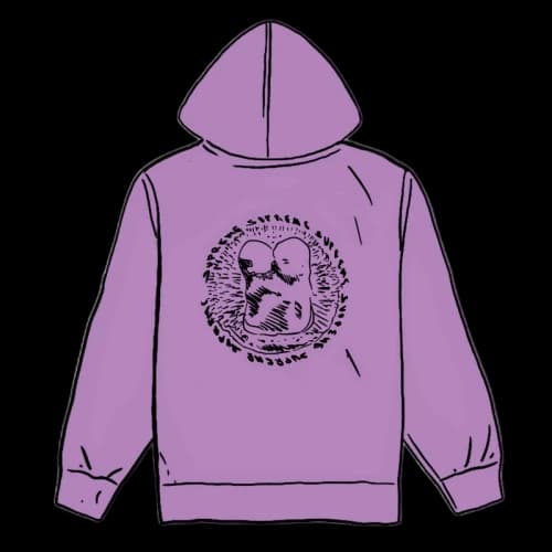 Supreme Embryo Hooded Sweatshirt Violet