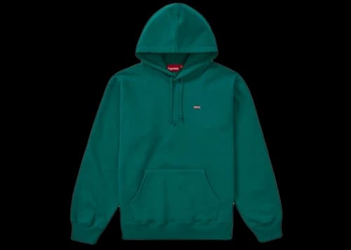 Supreme Enamel Small Box Hooded Sweatshirt Dark Teal