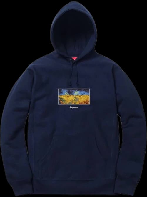 Supreme Field Hooded Sweatshirt Navy