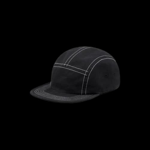 Supreme Fitted Rear Patch Camp Cap Black (FW18)