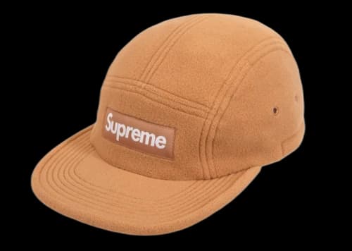 Supreme Fleece Pullcord Camp Cap Brown