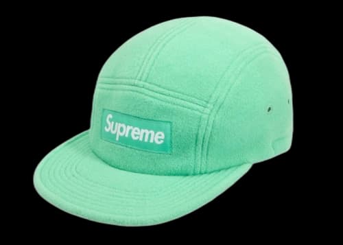 Supreme Fleece Pullcord Camp Cap Green