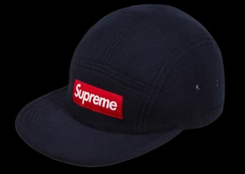 Supreme Fleece Pullcord Camp Cap Navy