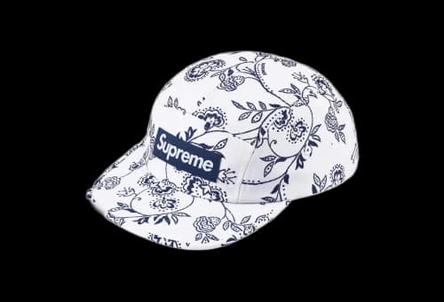 Supreme Floral Jacquard Camp Cap 'White' (SS25)