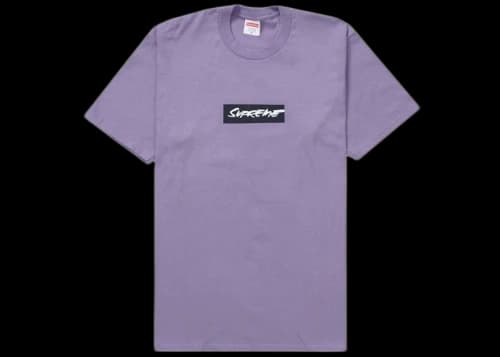 Supreme Futura Box Logo Tee Dusty Purple