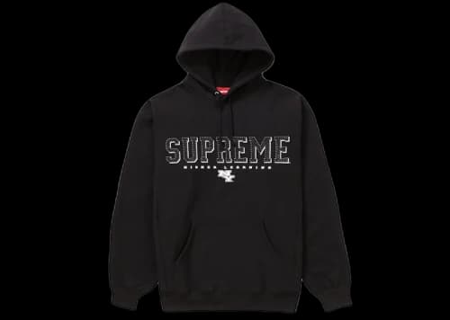 Supreme Gems Hooded Sweatshirt Black