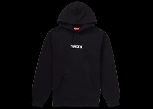 Supreme Gilbert & George DEATH Hooded Sweatshirt Black