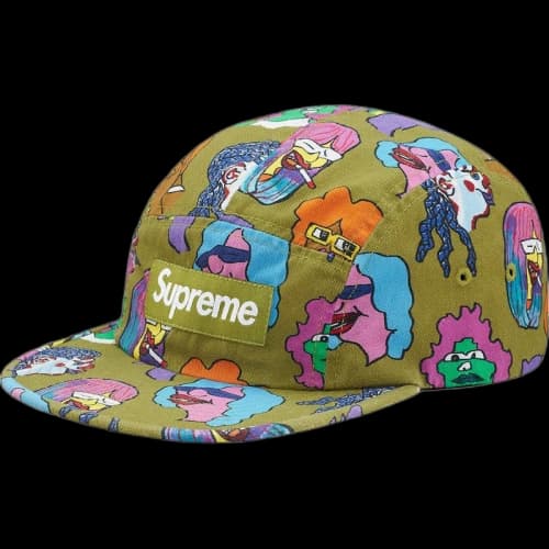 Supreme Gonz Heads Camp Cap Moss