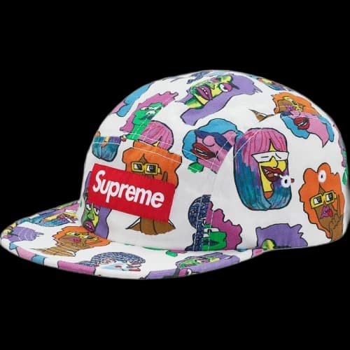 Supreme Gonz Heads Camp Cap White