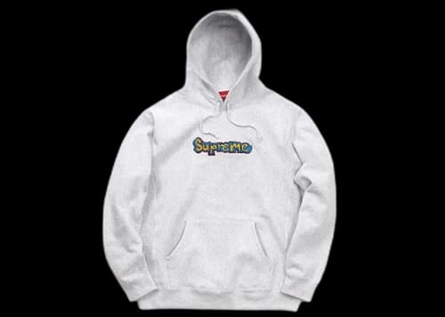 Supreme Gonz Logo Hooded Sweatshirt Ash Grey