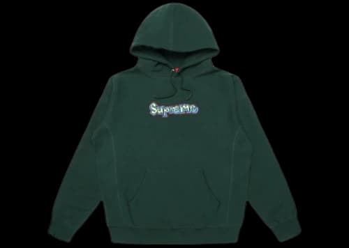 Supreme Gonz Logo Hooded Sweatshirt Dark Green