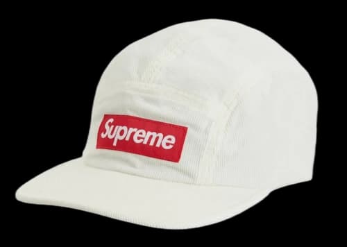 Supreme GORE-TEX Corduroy Camp Cap White