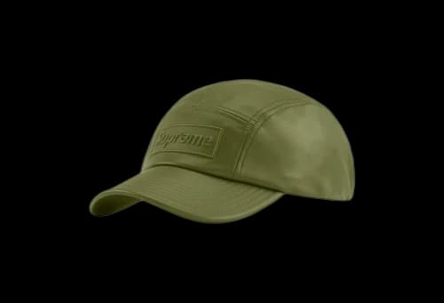 Supreme GORE-TEX Leather Camp Cap Olive (SS22)