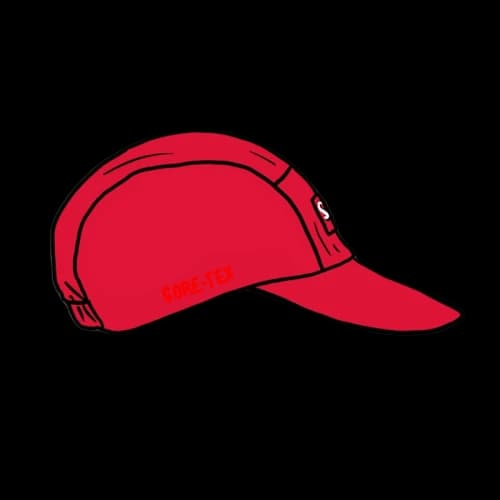 Supreme GORE-TEX Long Bill Camp Cap (SS21) Red